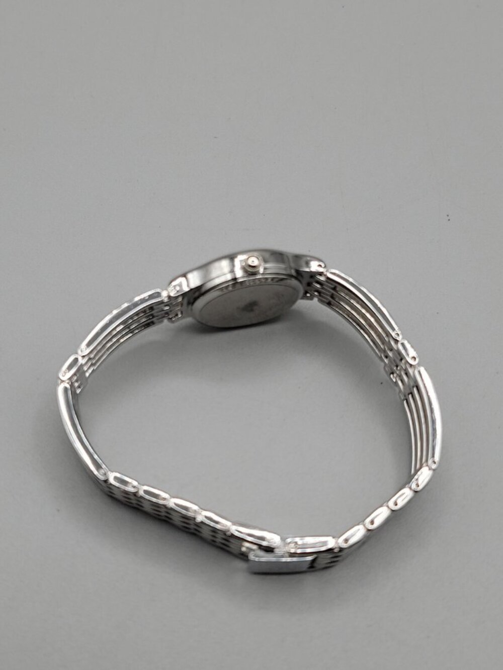 Collezio Diamond Ladies Quartz Watch 7" Silver Tone Band 25mm - Picture 8 of 11